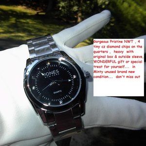 STUNNING  New Jones new york mens WATCH Alexander W/TAGS Box, Sleeve